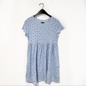 Wild Fable - Casual A-Line Blue Floral Dress